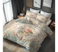 Shabby Chic Rose Bedding Single Set, Bedroom Decor