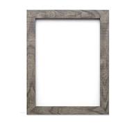 Shabby Chic Rustic/Wood Grain Picture/Photo frame - Grey A3