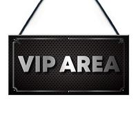 Shabby Chic VIP AREA Sign For Home Bar Man Cave Pub Club Hanging Plaque