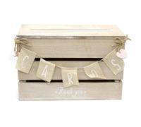 Shabby Chic Wedding Card Post Box | Wooden Wedding Guest Letter Box | Wedding Card Envelope Box