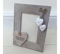 Shabby Personalised Chic Auntie and Uncle ~ Aunty ~ great Aunt Photo Frame wedding gift.