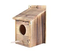 Shabby Wooden Bird House Weatherproof Parrot Bird Nest Breeding Sleeping Box