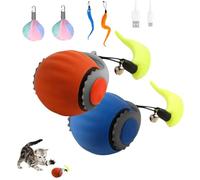 Shabeli 2pcs Speedy Tail 2.0 Cat Toy, Interactive Cat Toys for Indoor Cats, with Replacement Tail