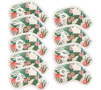 SHABIER 9pcs Golf Iron Head Covers Magnic Closure with Hawaii Style Design Iron Headovers Wedges Covers 4-9 ASP