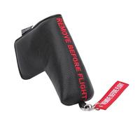 SHABIER Black Golf Putter Cover with RBF Design Headcover for Blade