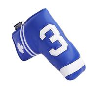 SHABIER Blue Golf Putter Cover with NO.34 Design Headcover for Blade Golf Putter Head Cover
