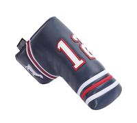 SHABIER Dark Blue Golf Putter Cover with NO.12 Design Headcover for Blade Golf Putter Head Cover