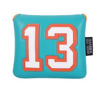 SHABIER Golf Large Mallet Headcover with Number Design for Golf Putter (Cyan with No.13)