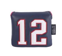SHABIER Golf Large Mallet Headcover with Number Design for Golf Putter (Dark Blue with No.12)