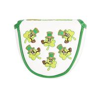 SHABIER Golf Mallet Putter Cover Get Lucky Shamrock Design Headcover for Golf Putter Head