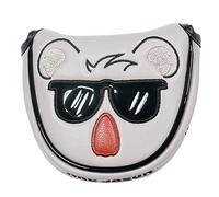 SHABIER Golf Putter Cover Golf Mallet Headcover for Golf Putter Head Cover (Koala with Glasses)