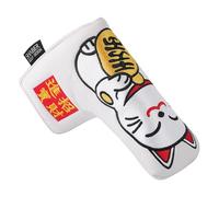 SHABIER Golf Putter Cover Maneki-Neko Lucky Cat Design Headcover for Blade Golf Putter Head Cover