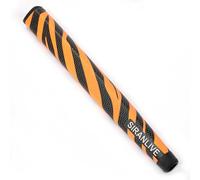 SHABIER Golf Putter Grip Light Weight Breathable Leather Orange Color Soft Leather Golf Grips