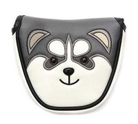 SHABIER Golf Putter Headcover PU Leather Dustproof Lovely Husky Animal Head Cover For Putter