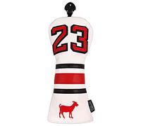 SHABIER Golf Sports Style Golf Wood Club Headcover Driver Cover for Taylormade M5 M6 Driver (White 23 Fairway Cover)