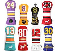 SHABIER Golf Sports Style Golf Wood Club Headcover for Taylormade M5 M6 Driver (White 12 Driver Cover)