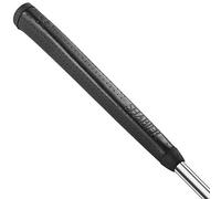 SHABIER Light Weight Breathable Leather Golf Putter Grip Pure Handmade Soft Leather Golf Grips (Black)