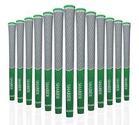 SHABIER Multi Compound Golf Grips Set 13 Pcs High Tensile Rubber and Feedback for Golf Clubs Green