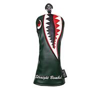 SHABIER New War Shark Flying Tiger Warshark Golf Fairway Headcover for (Green Fairway Cover)