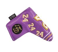 SHABIER Number 24 KB Purple Golf Putter Cover Headcover for Blade Golf Putter Head Cover (Vertical No.24)
