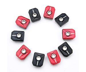 SHABIER One Piece 5g 7g 9g 11g 13g Red/Black Optional Golf Slide Movable Weights for Taylormade M1 M2 Driver (1X 9g Black Weight)