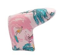 SHABIER Pink Blade Headcover with Aloha Tropical Hawaii Surf Beach Design for Golf Putter