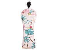 SHABIER Pink Golf Head Cover Aloha Tropical Hawaii Surf Beach for Hybird Club