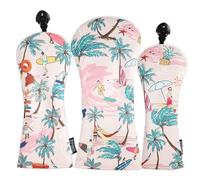SHABIER Pink Golf Head Cover Aloha Tropical Hawaii Surf Beach for One Set Club