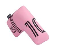 SHABIER Pink Golf Putter Cover with NO.10 Design Headcover for Blade Golf Putter Head Cover