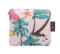 SHABIER Pink Large Mallet Golf Head Cover with Aloha Tropical Hawaii Surf Beach Design