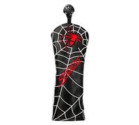 SHABIER Spider Golf Club Head Covers for Hybrid Cover PU Leather Headcover (Black Hybird Cover)