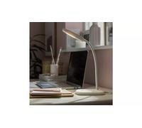 SHABJY Silby Soft Touch LED Desk Lamp The Clever Silby Soft Touch LED Desk Lamp Has A Flexible Neck and Head So You Can Direct The Light to Where You Need It Most White