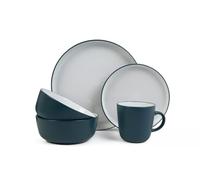 SHABJY Two Tone 16 Piece Stoneware Dinner Set Get The Whole Family Together with Tables and Chairs from Our Dining Collection.