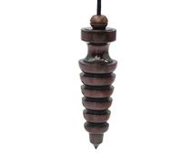 SHABRIM Handcrafted Brass Pendulum, Nephthy's Egyptian Pendulum, Balanced Pendulum for Chakra Healing Brown Antique