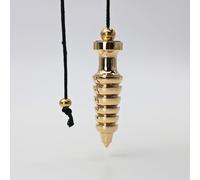 SHABRIM Handcrafted Brass Pendulum, Nephthy's Egyptian Pendulum, Balanced Pendulum for Chakra Healing Brass Polished