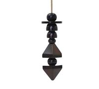 SHABRIM Large and Heavy Pendulum for Spiritual and Energy Healing, Unique Dowsers Tool Inspired in Indian Origin Black Antique