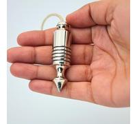 SHABRIM Pendulum Crafted Inner Peace in Brass Meditational Toy Helps in Calmness Silver
