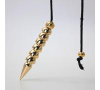 SHABRIM Pendulum, Enlongated Brass Clock for Balancing Chakras and Reiki Brass Polished