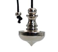 SHABRIM Pendulum, Reiki & Chakra Healing, Filled with Natural Energy, Highly Rated, Isis' Brass Pendulum Silver