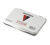 Shachihata stamp pad 2color red / black HGW-3EC Red / Black (japan import)