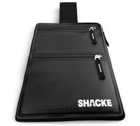 Shacke Hidden Travel Belt Wallet w/RFID Blocker (Black Belt Wallet w/Black Strap)