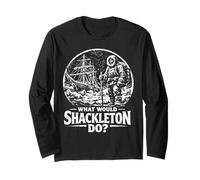 Shackleton Do, Leadership Energy, Managers Retro Vintage Long Sleeve T-Shirt