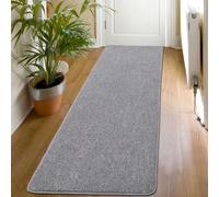 SHACOS Grey Runner Rug Hallway 50x150cm Non Slip Kitchen Floor Runners Washable Rubber Backed Long Hall Mat Dirt Trapper Runner Rugs for Hallway, Entryway, Kitchen, Laundry Room
