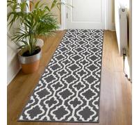 SHACOS Hallway Runner Non Slip 60x180 cm, Washable Carpet Runners Dark Grey