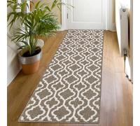 SHACOS Hallway Runner Rug Non Slip 60x180 cm Hall Runners Washable Kitchen Runner Carpet Runners for Hallway Entryway Laundry, Brown