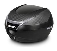SHAD Top Master Topcase Fitting, black, size 65 cm