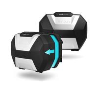 Shad SH38X Aluminium, side cases set 28-38 L Black/Silver
