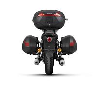 SHAD 3P System Royal Enfield Super Meteor 650 '23, Black | Frame made of 20 mm stainless steel