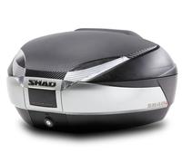 SHAD SH48 Titanium Topcase Set + Carbon Cover + Backrest