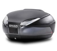 Shad 48L Top Box Blk/Gry Backrest and Fitting Kit Honda CBF125 2008-2014